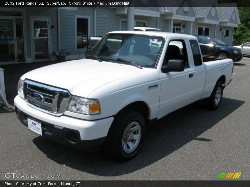 Oxford White / Medium Dark Flint 2009 Ford Ranger XLT SuperCab