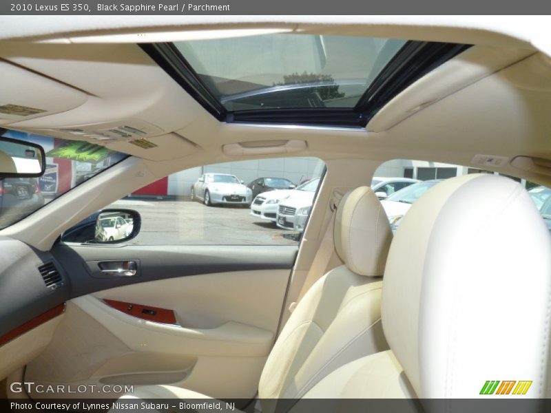 Black Sapphire Pearl / Parchment 2010 Lexus ES 350