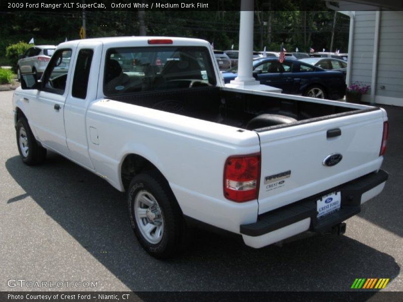 Oxford White / Medium Dark Flint 2009 Ford Ranger XLT SuperCab