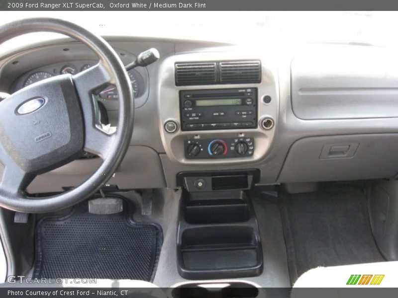 Oxford White / Medium Dark Flint 2009 Ford Ranger XLT SuperCab