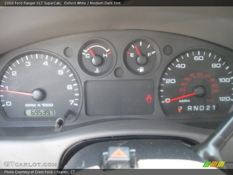 Oxford White / Medium Dark Flint 2009 Ford Ranger XLT SuperCab