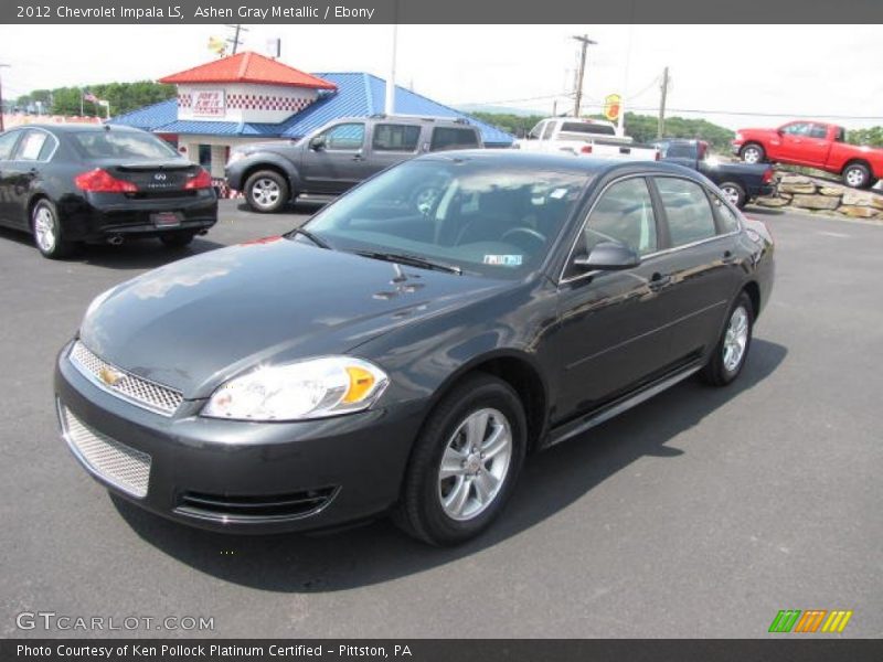 Ashen Gray Metallic / Ebony 2012 Chevrolet Impala LS