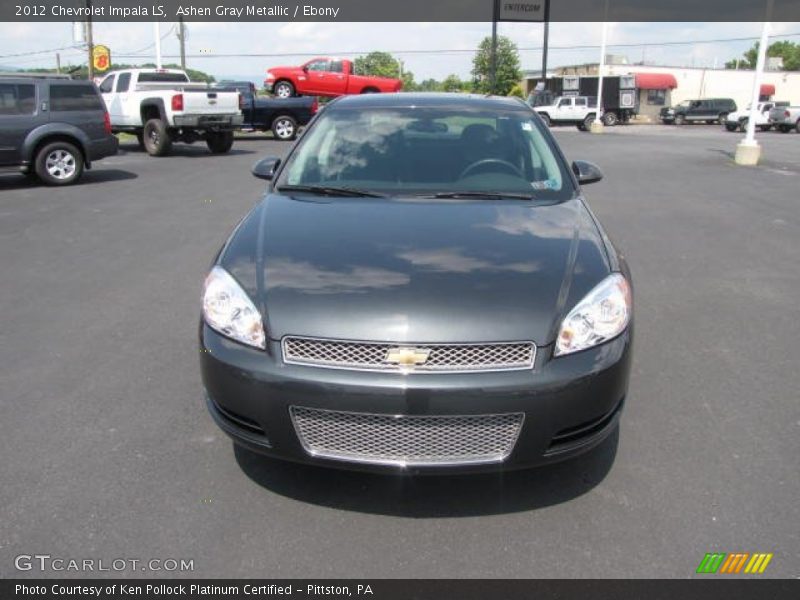 Ashen Gray Metallic / Ebony 2012 Chevrolet Impala LS