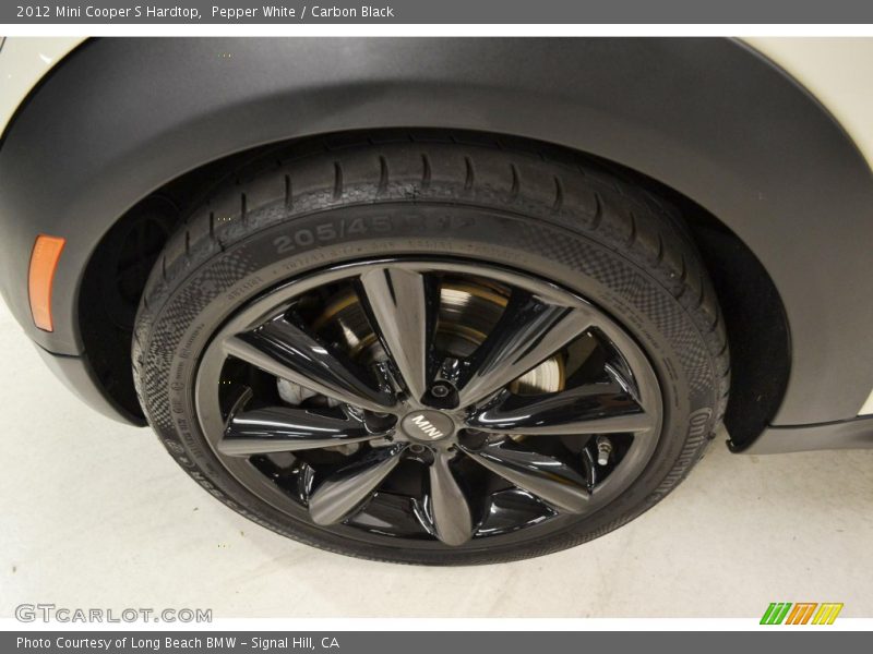Pepper White / Carbon Black 2012 Mini Cooper S Hardtop