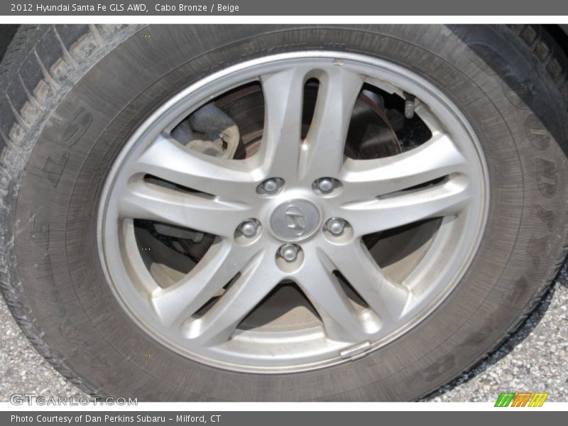 Cabo Bronze / Beige 2012 Hyundai Santa Fe GLS AWD