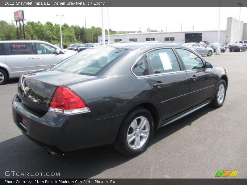 Ashen Gray Metallic / Ebony 2012 Chevrolet Impala LS