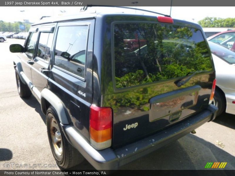 Black / Grey 1997 Jeep Cherokee Sport 4x4