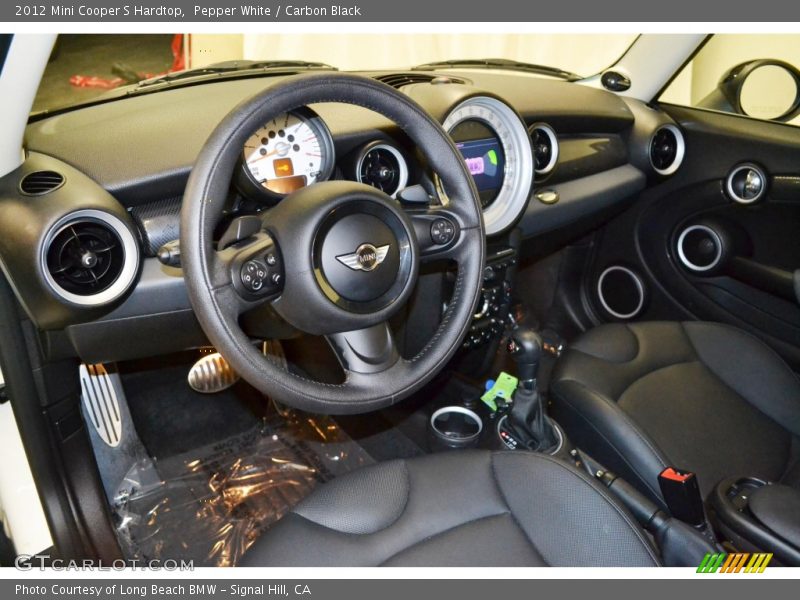 Pepper White / Carbon Black 2012 Mini Cooper S Hardtop