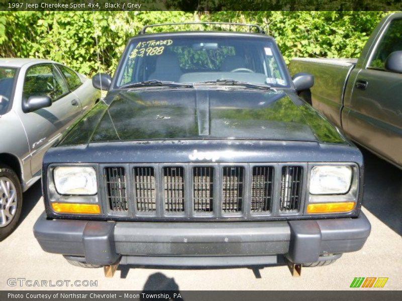 Black / Grey 1997 Jeep Cherokee Sport 4x4