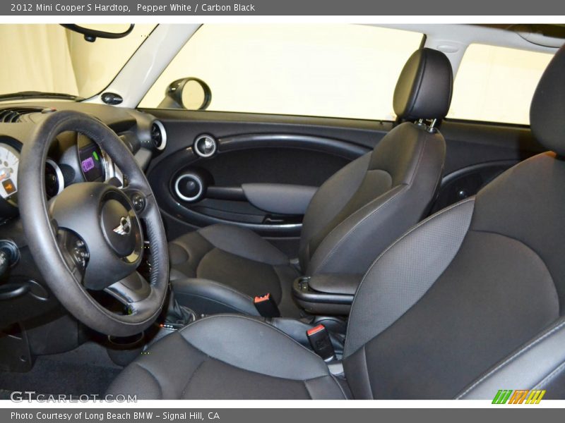 Pepper White / Carbon Black 2012 Mini Cooper S Hardtop