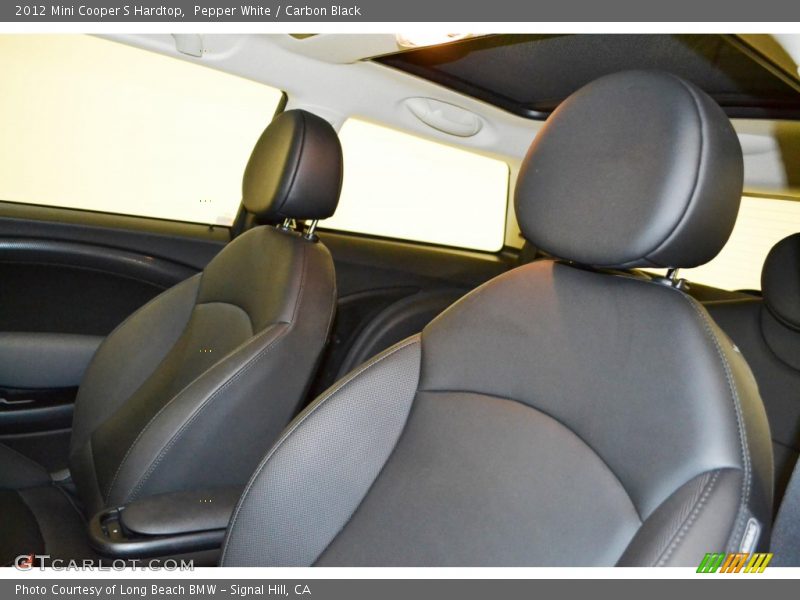 Pepper White / Carbon Black 2012 Mini Cooper S Hardtop