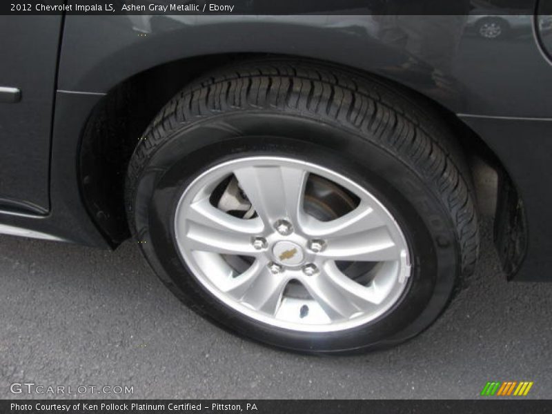 Ashen Gray Metallic / Ebony 2012 Chevrolet Impala LS