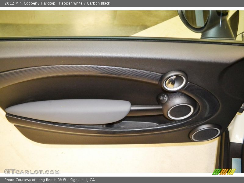 Pepper White / Carbon Black 2012 Mini Cooper S Hardtop