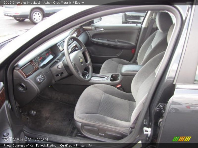 Ashen Gray Metallic / Ebony 2012 Chevrolet Impala LS