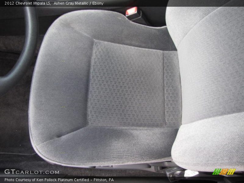 Ashen Gray Metallic / Ebony 2012 Chevrolet Impala LS