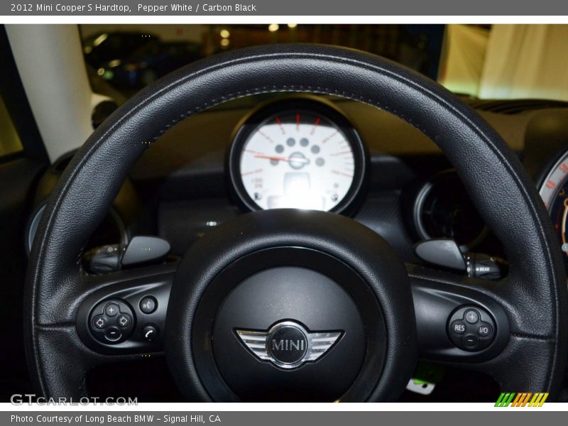 Pepper White / Carbon Black 2012 Mini Cooper S Hardtop