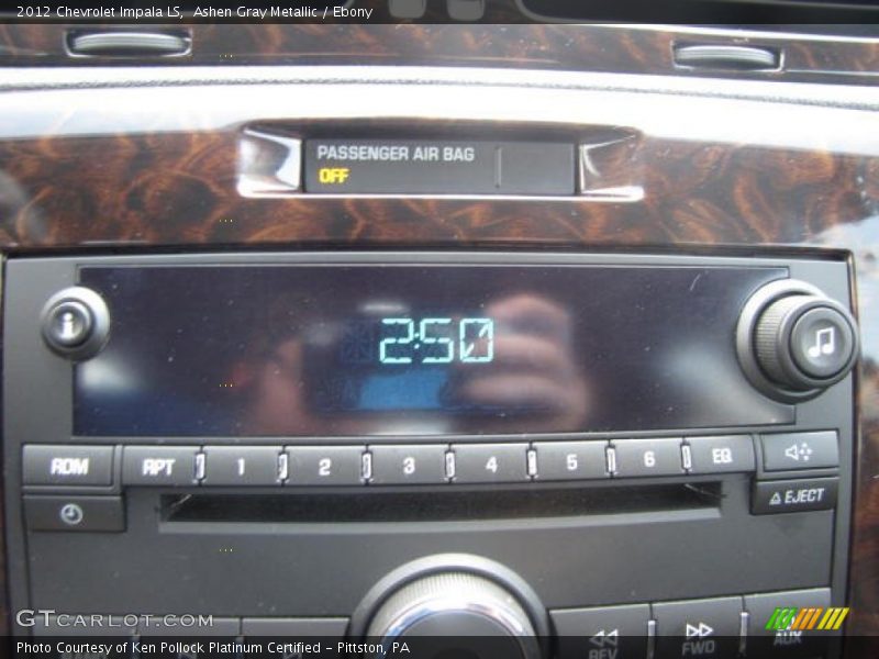 Ashen Gray Metallic / Ebony 2012 Chevrolet Impala LS