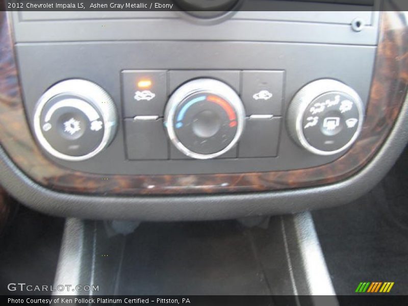 Ashen Gray Metallic / Ebony 2012 Chevrolet Impala LS
