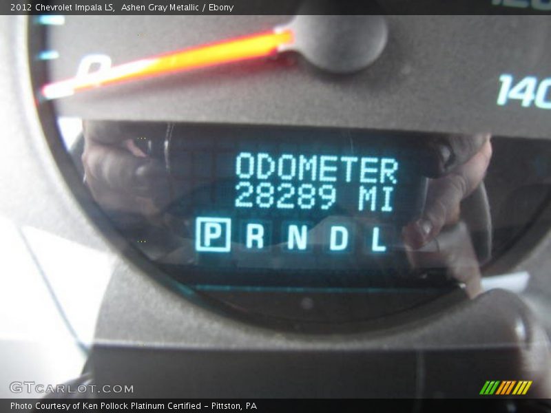 Ashen Gray Metallic / Ebony 2012 Chevrolet Impala LS