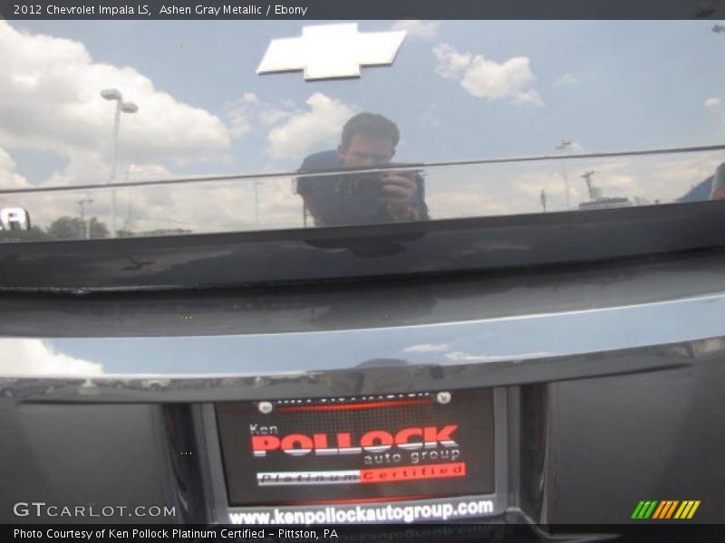 Ashen Gray Metallic / Ebony 2012 Chevrolet Impala LS