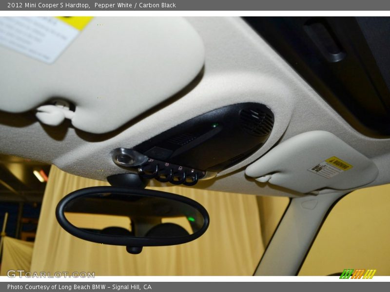 Pepper White / Carbon Black 2012 Mini Cooper S Hardtop