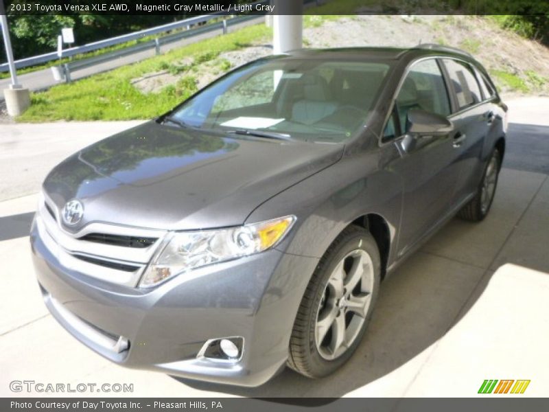 Magnetic Gray Metallic / Light Gray 2013 Toyota Venza XLE AWD