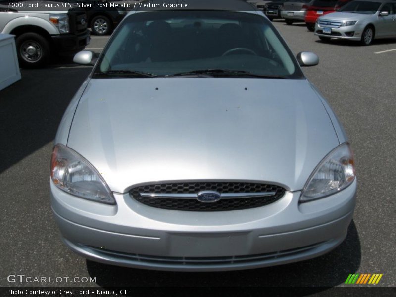 Silver Frost Metallic / Medium Graphite 2000 Ford Taurus SES