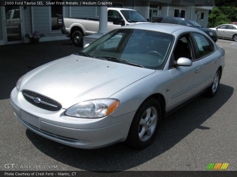 Silver Frost Metallic / Medium Graphite 2000 Ford Taurus SES