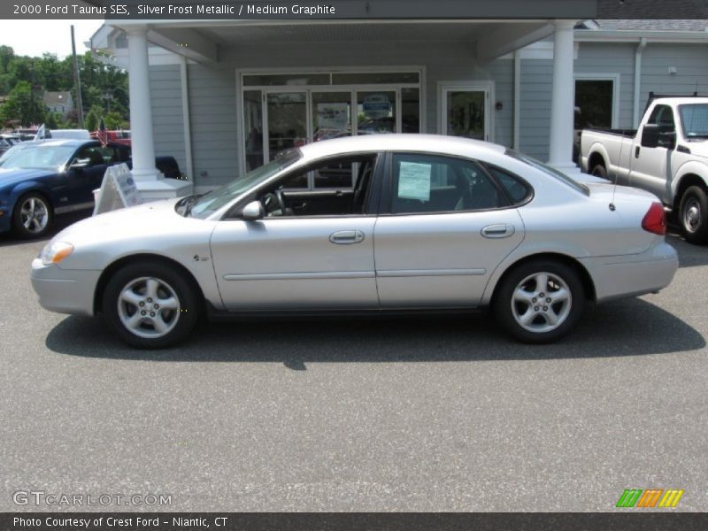 Silver Frost Metallic / Medium Graphite 2000 Ford Taurus SES