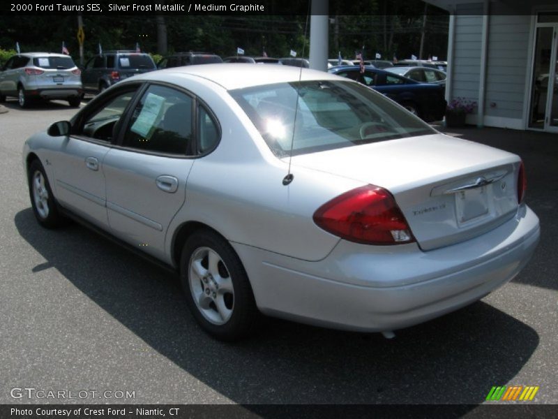 Silver Frost Metallic / Medium Graphite 2000 Ford Taurus SES