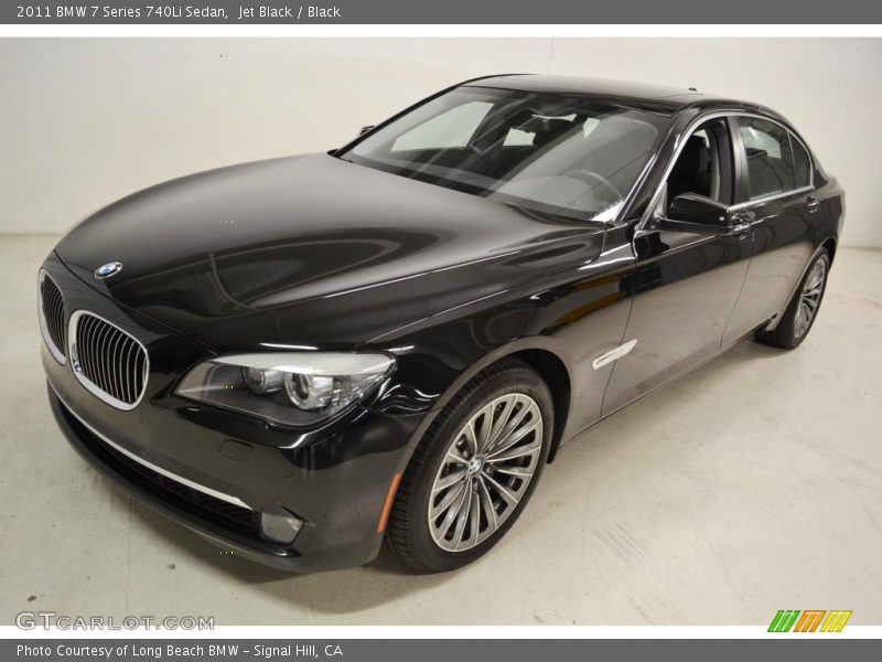 Front 3/4 View of 2011 7 Series 740Li Sedan