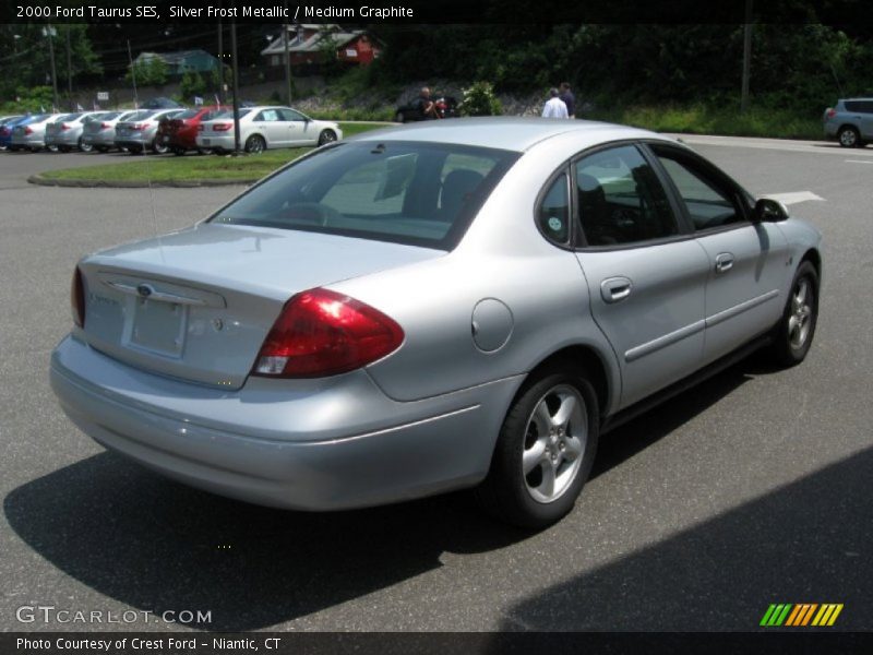 Silver Frost Metallic / Medium Graphite 2000 Ford Taurus SES