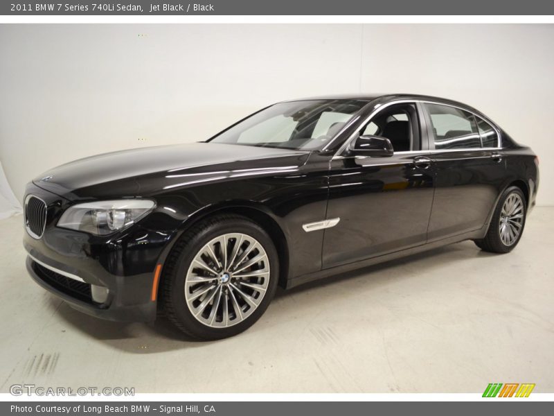 Front 3/4 View of 2011 7 Series 740Li Sedan