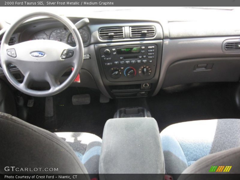 Silver Frost Metallic / Medium Graphite 2000 Ford Taurus SES