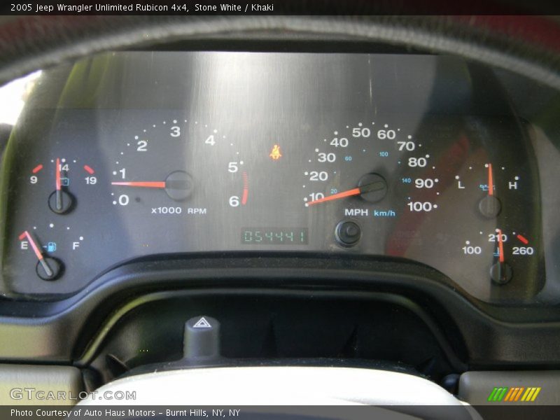  2005 Wrangler Unlimited Rubicon 4x4 Unlimited Rubicon 4x4 Gauges