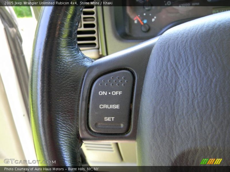 Stone White / Khaki 2005 Jeep Wrangler Unlimited Rubicon 4x4