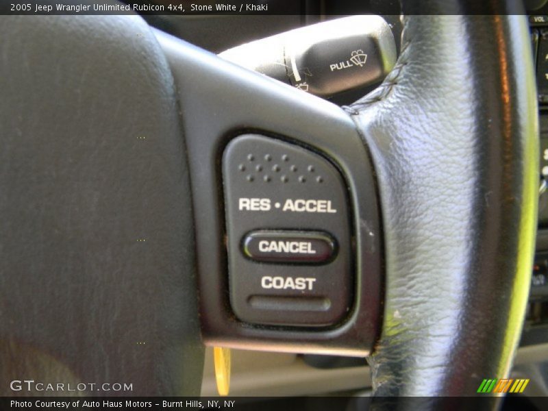 Stone White / Khaki 2005 Jeep Wrangler Unlimited Rubicon 4x4