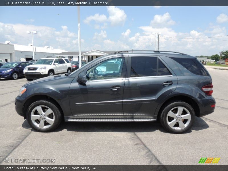 Steel Grey Metallic / Cashmere 2011 Mercedes-Benz ML 350