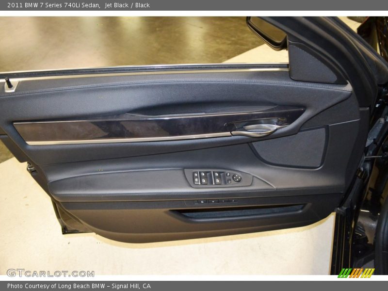 Jet Black / Black 2011 BMW 7 Series 740Li Sedan