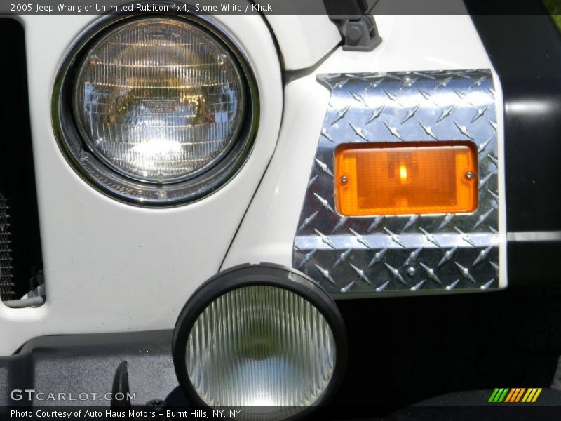Stone White / Khaki 2005 Jeep Wrangler Unlimited Rubicon 4x4