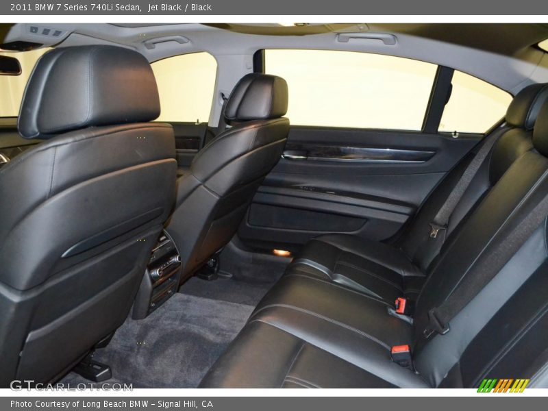 Jet Black / Black 2011 BMW 7 Series 740Li Sedan