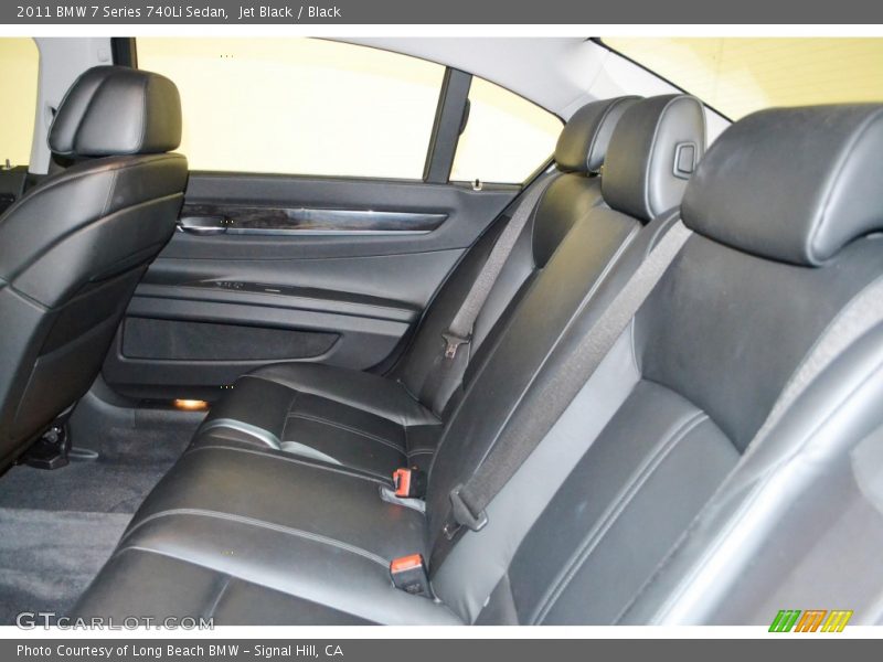 Jet Black / Black 2011 BMW 7 Series 740Li Sedan