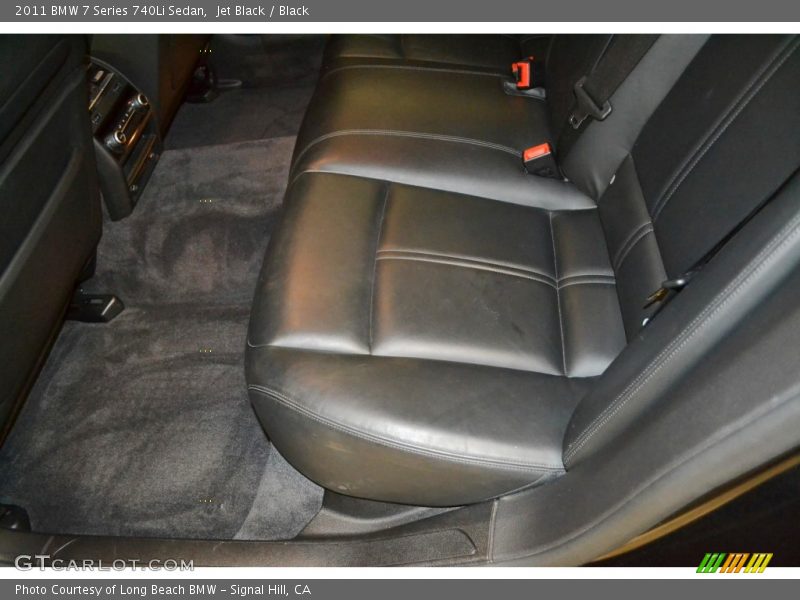 Jet Black / Black 2011 BMW 7 Series 740Li Sedan