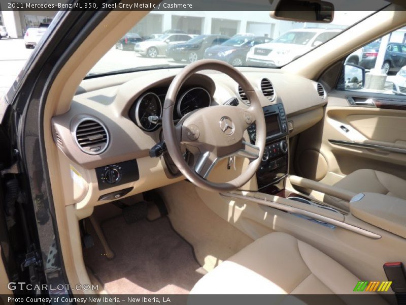 Steel Grey Metallic / Cashmere 2011 Mercedes-Benz ML 350