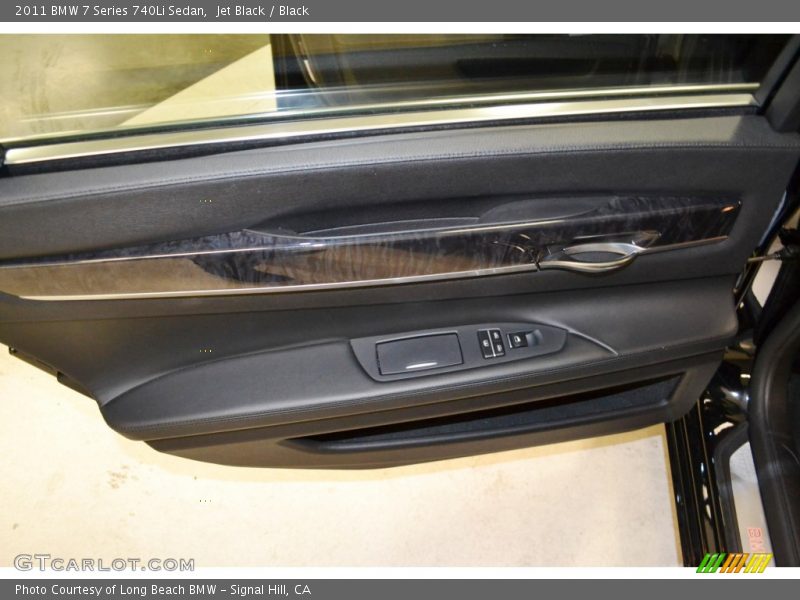 Jet Black / Black 2011 BMW 7 Series 740Li Sedan