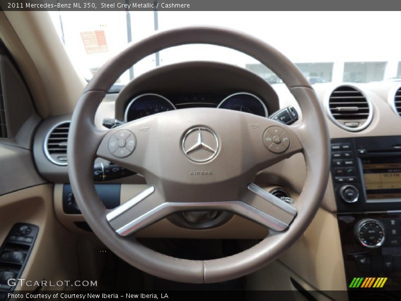 Steel Grey Metallic / Cashmere 2011 Mercedes-Benz ML 350