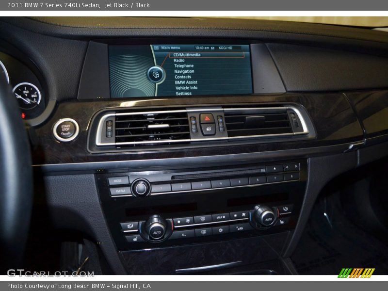 Jet Black / Black 2011 BMW 7 Series 740Li Sedan