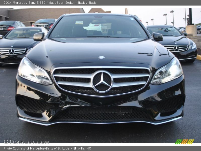 Black / Black 2014 Mercedes-Benz E 350 4Matic Sport Sedan