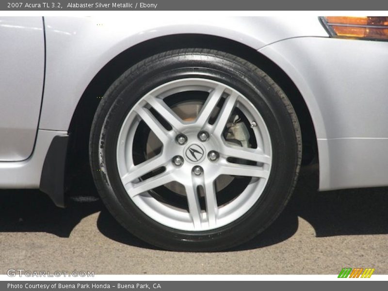 Alabaster Silver Metallic / Ebony 2007 Acura TL 3.2