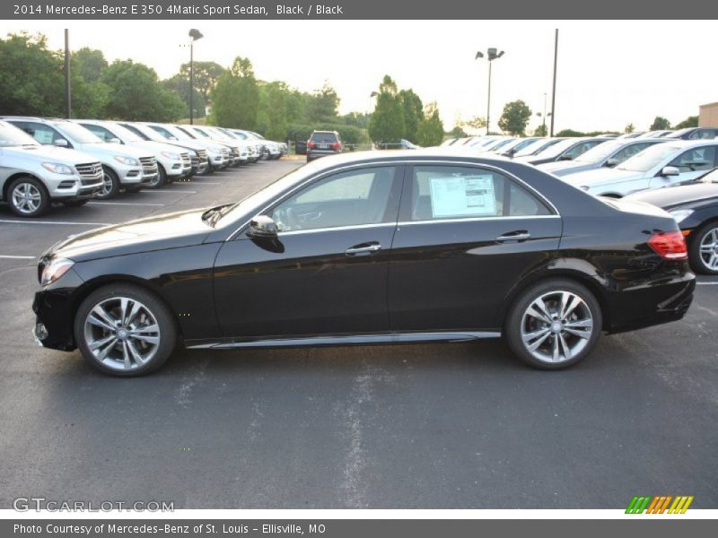 Black / Black 2014 Mercedes-Benz E 350 4Matic Sport Sedan